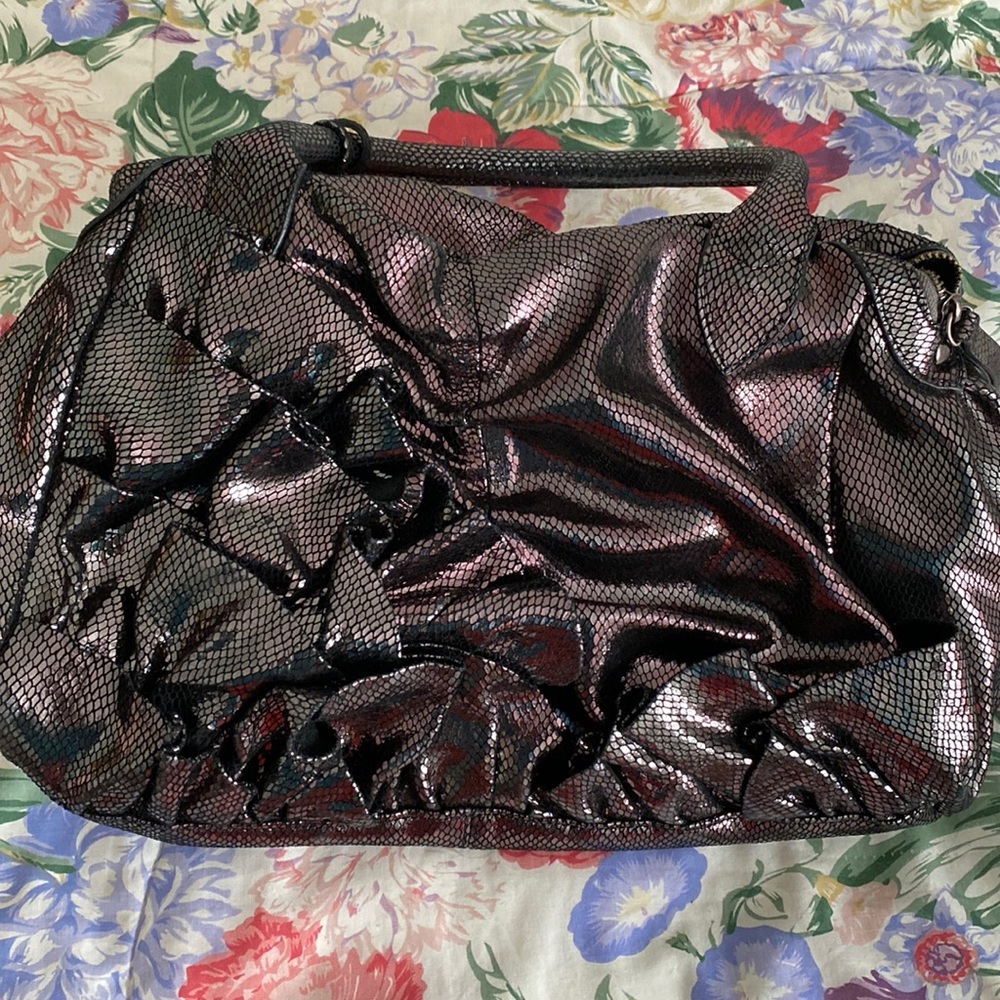 Metallic multi colored leather Vince Camuto bag